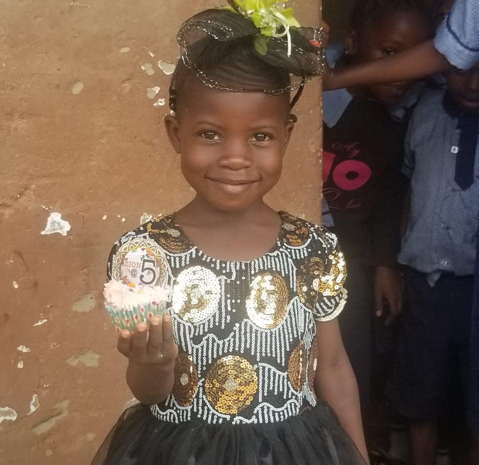 Birthday celebration for a child